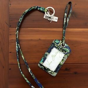 Vera Bradley luggage tag and key chain